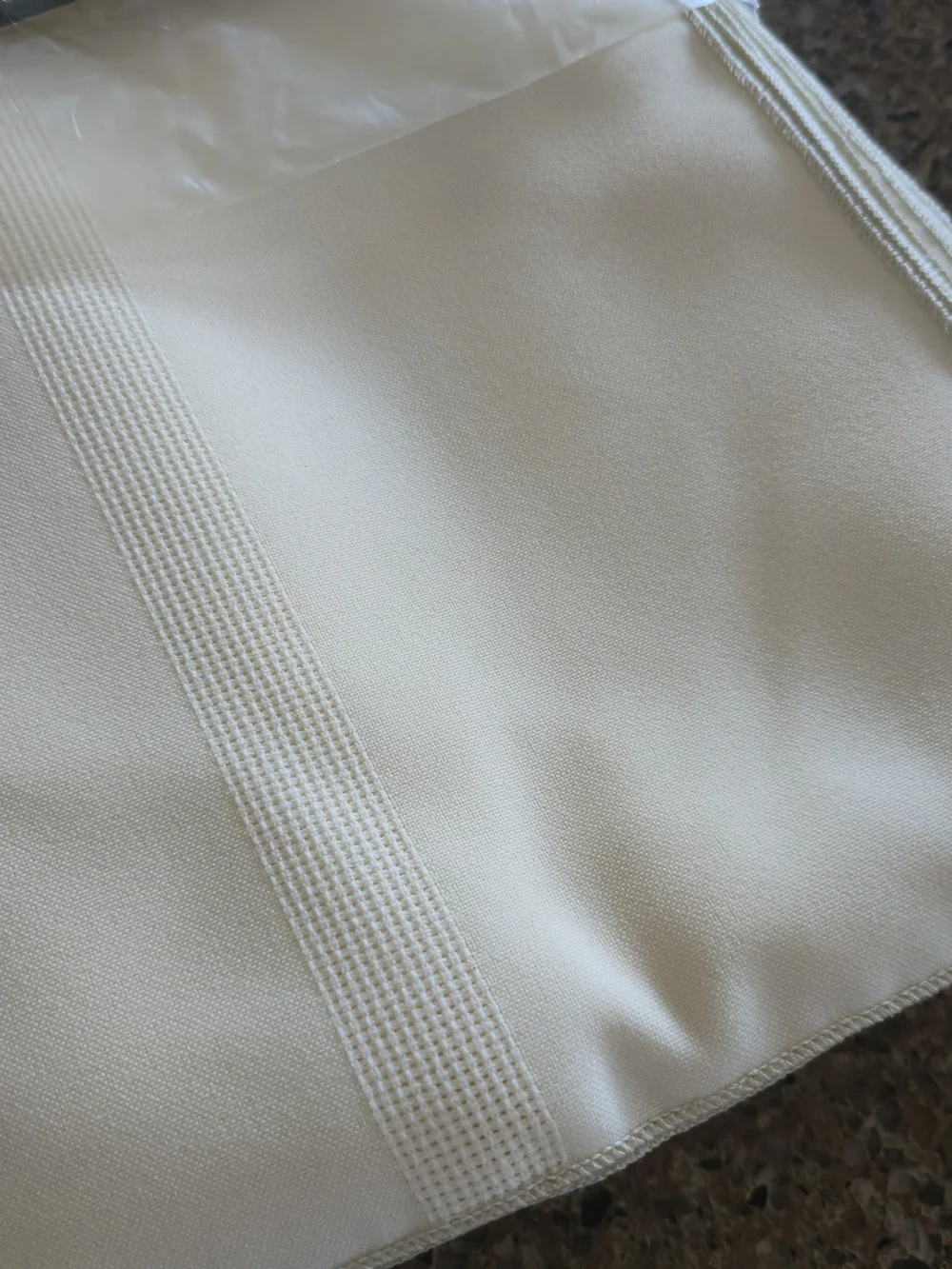 Vintage Progress Creation Cross Stitch Tablecloth Blank Kit 60x104